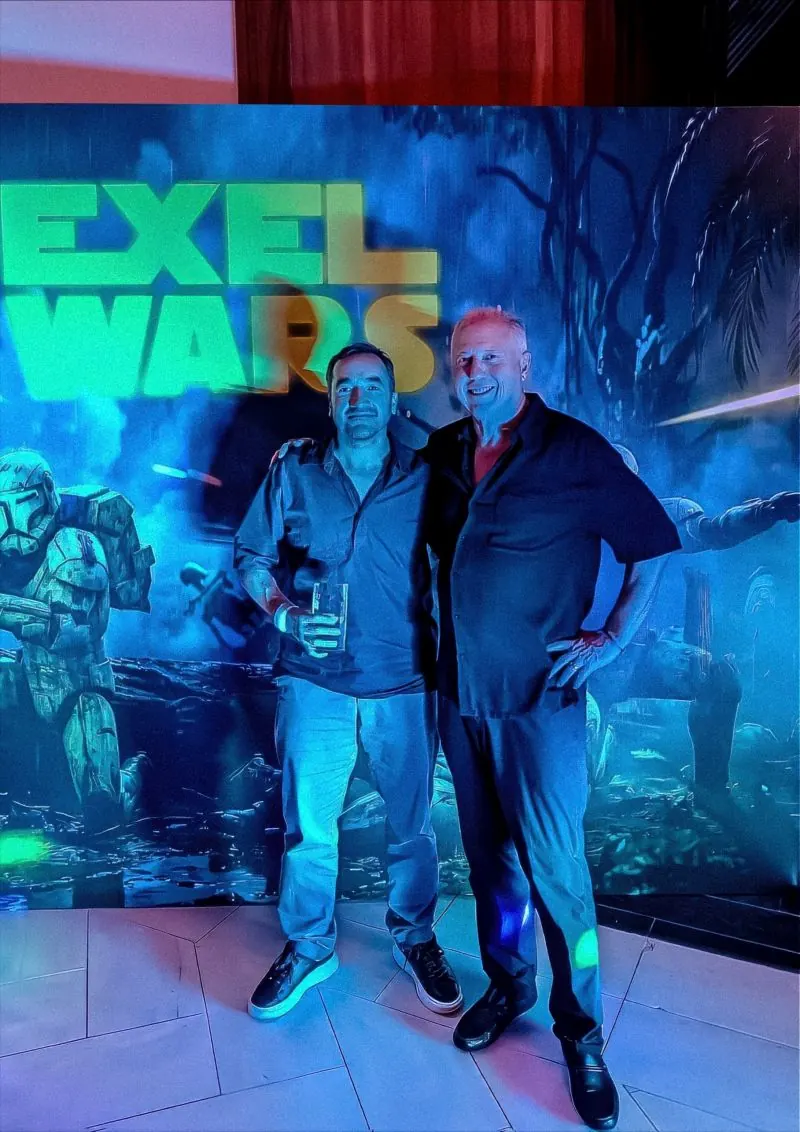 René Quintero en el evento Exel Wars de Grupo Exel